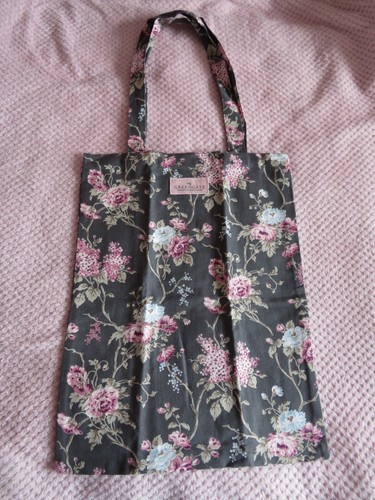Greengate stofftasche grau mit - stofftasche,