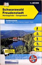 Wanderkarte Schwarzwald Freudenstadt 1:35000 foliert wasserfest