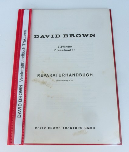 David brown werkstatthandbuch - david,