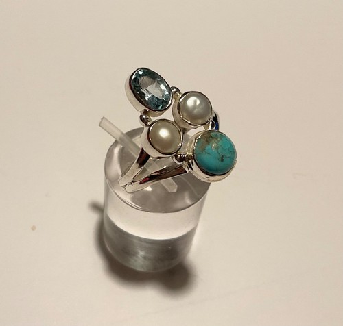 Edelstein ring aus 925er - edelstein,