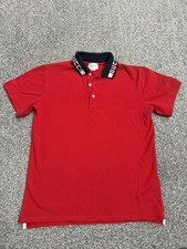 Weißes Gucci Polo-T-Shirt