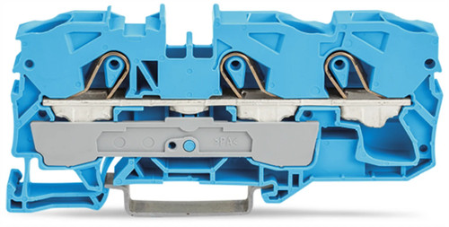 Durchgangsklemme 10mm blau - durchgangsklemme,