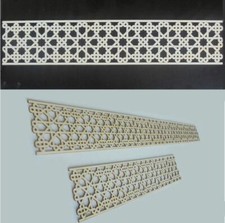 4 Stk. Holzornament Bordüre