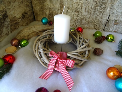 Adventskranz weide cm - Ø,