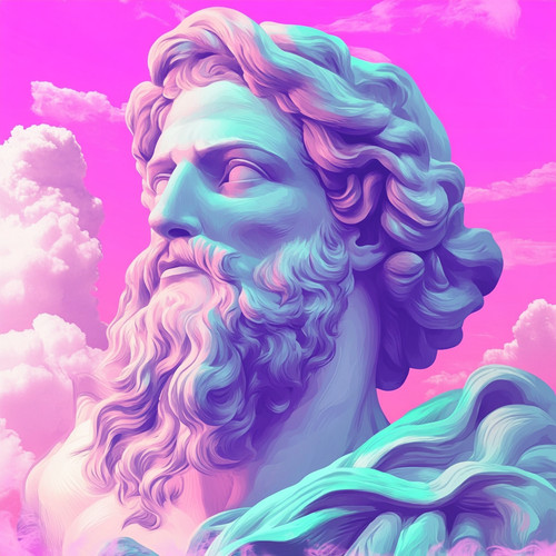 Wandtattoo aufkleber gott - wandtattoo, zeus