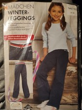 Mädchen Winterleggings Gr. 146/152