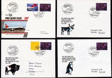 4x swissair   "PRO AERO 1981"  Sonderflüge !