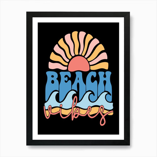 Beach vibes kunstdruck - vibes, 6