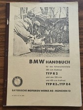 BMW R2 R3 R4 - Handbuch - 1936 - original Buch | oldtimer
