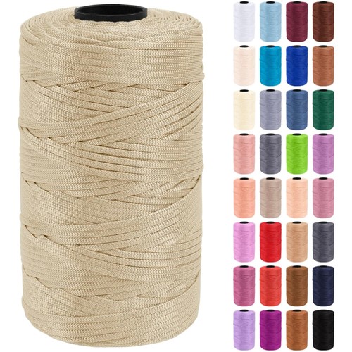 Makramee garn 3mm 200m - makramee, x