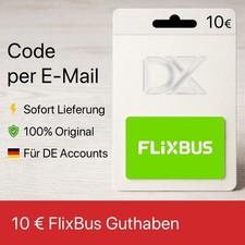 Flixbus flixtrain euro - 10€,