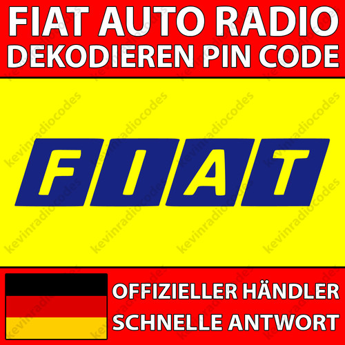Fiat radio dekodieren pin - radio,