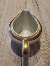 Sahnekännchen Eschenbach Bavaria 17161 Porzellan Gold Creme Farbe M 12,5 ×9 Cm 