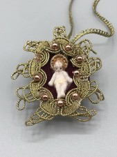 Kleines Wachs Christkind Figur