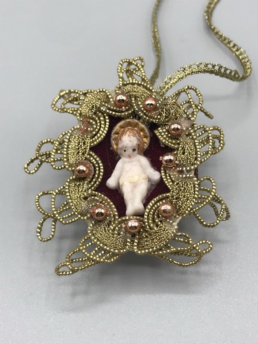 Kleines wachs christkind figur - kleines,