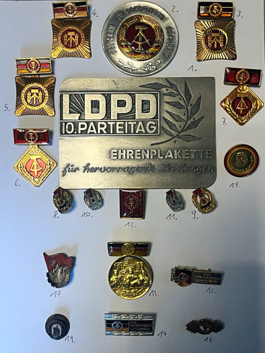 Ddr konvolut abzeichen orden - ddr, &