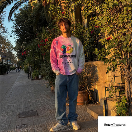 Collusion sweatshirt tropical - collusion,