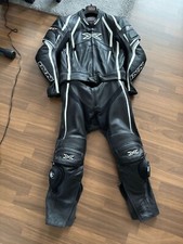 lederkombi ixs Herren schwarz