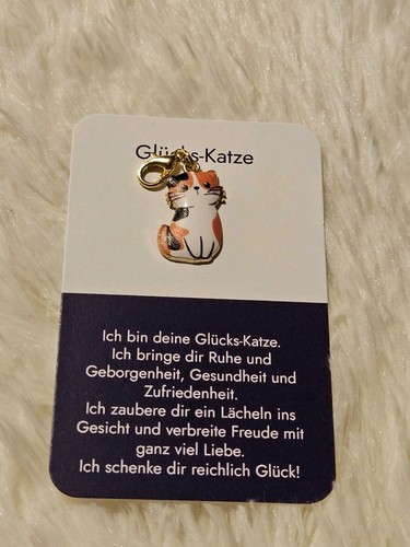 Anhänger glücks katze - *glücks-katze*, mit