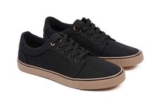 Fox Black Canvas Shoe Gr. 41