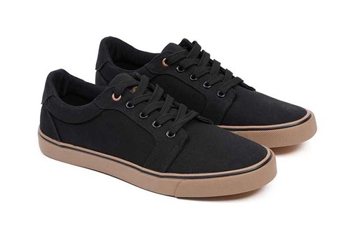 Fox black canvas - black,