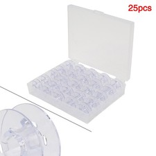 25 Nähmaschinenspulen mit Box
