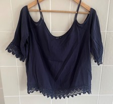 Only bluse dunkelblau - dunkelblau, 3/4