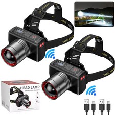 2x LED Stirnlampe,Kopflampe