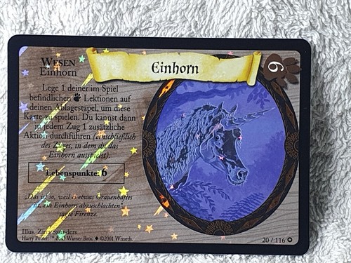 Harry potter tcg einhorn - harry,