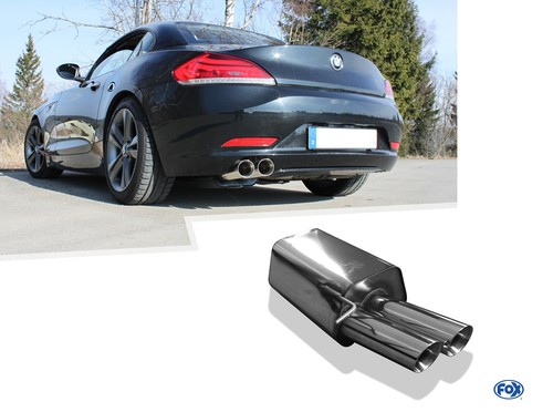 Fox edelstahl sportauspuff bmw - edelstahl,