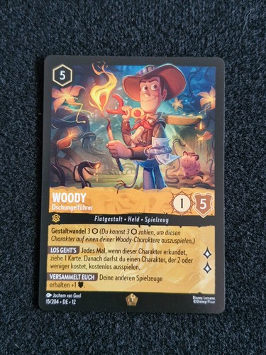 Disney lorcana woody - disney,