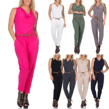 Damen Overall Jumpsuit Bluse