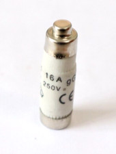 10 x HAGER SICHERUNGSEINSATZ - NEOZED D0 1 - 16 A (Grau) - 400 V - NEU