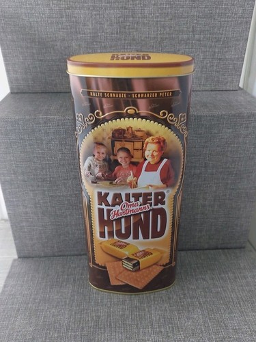 Blechdose geprägt kalter hund - blechdose,
