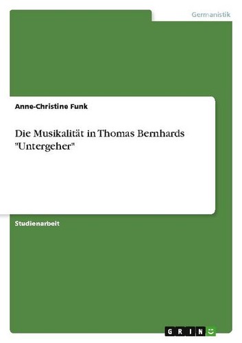 Die musikalität thomas - musikalität, in