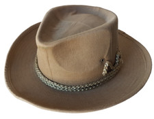 beiger Herren Hut Original * 50er Vintage * Liban * Sommerhut