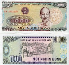 Vietnam Banknote 1000 Dong