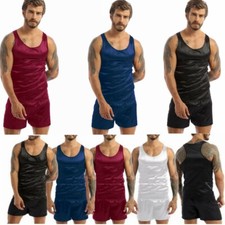 Herren Zweiteiler Satin