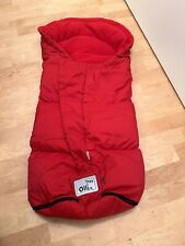 Kinderwagen, Buggy  Odenwälder Fußsack Olli rot