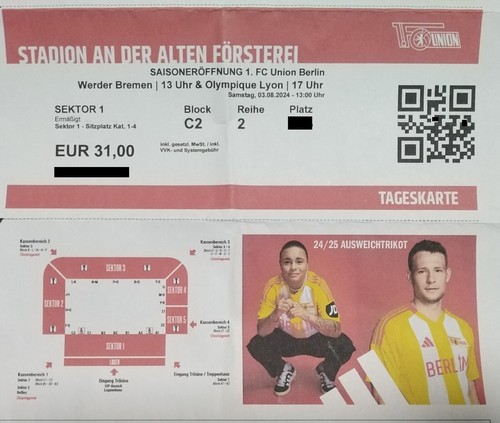 Ticket friendly 8 2024 - friendly, 3.8.2024
