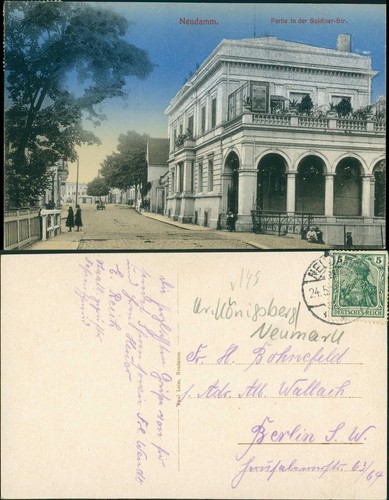 Postcard neudamm - neudamm, (neumark)