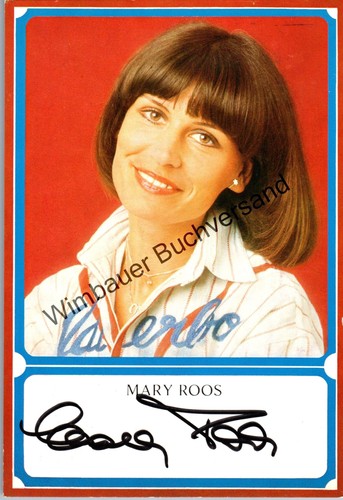 Original autogramm mary - original, roos