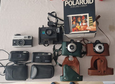 Konvolut Vintage Kameras – Polaroid EE38, Canon Prima Mini, Agfa Clack, Click