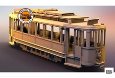 German berlin tram wwii - tram, 3d
