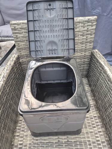 Tragbare campingtoilette - tragbare,