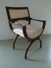 Antik stuhl scherenstuhl - ,