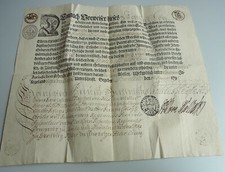 Geburtsbrief BERLIN 1796 für G. Lode; Signatur GFM Wichard von MÖLLENDORFF
