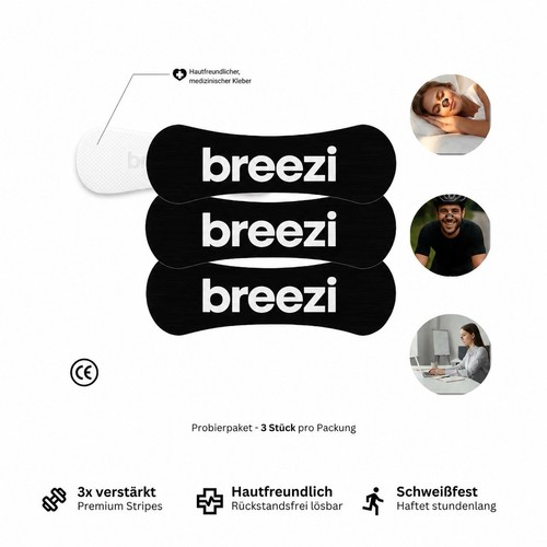 Breezi nasenpflaster stück - nasenpflaster, 3