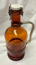 Alte große Glasflasche mit