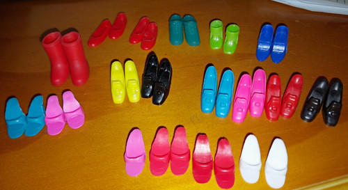 Vintage barbie schuhe konvolut - schuhe,